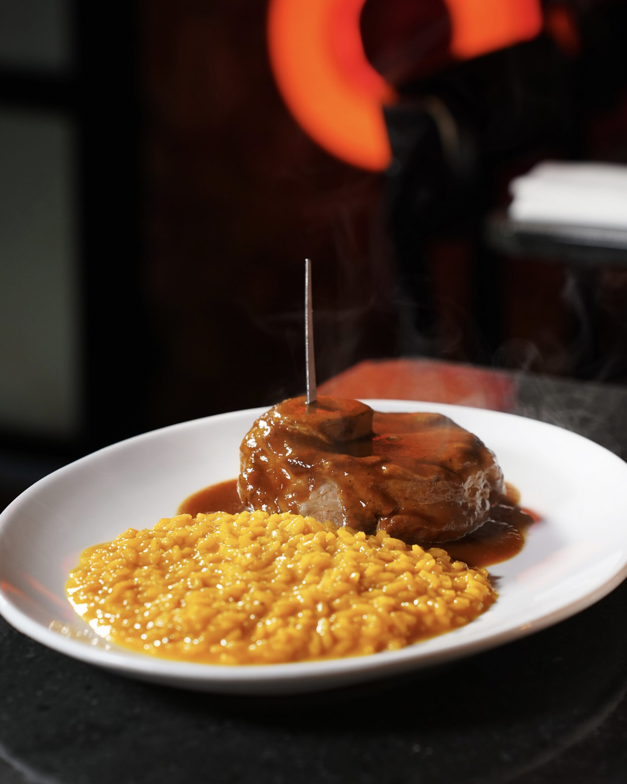 ossobuco con risotto